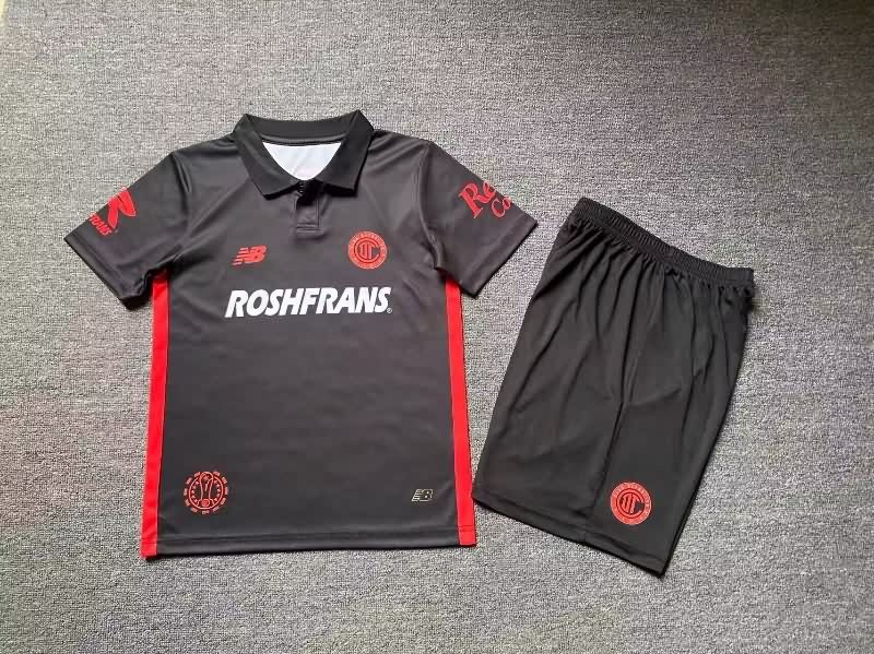 Kids Deportivo Toluca 25/26 Third Soccer Jersey And Shorts Kids Deportivo Toluca 25/26 Third Soccer Jersey And Shorts