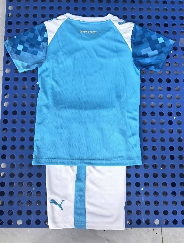 Kids Derby County 25/26 Third Soccer Jersey And Shorts