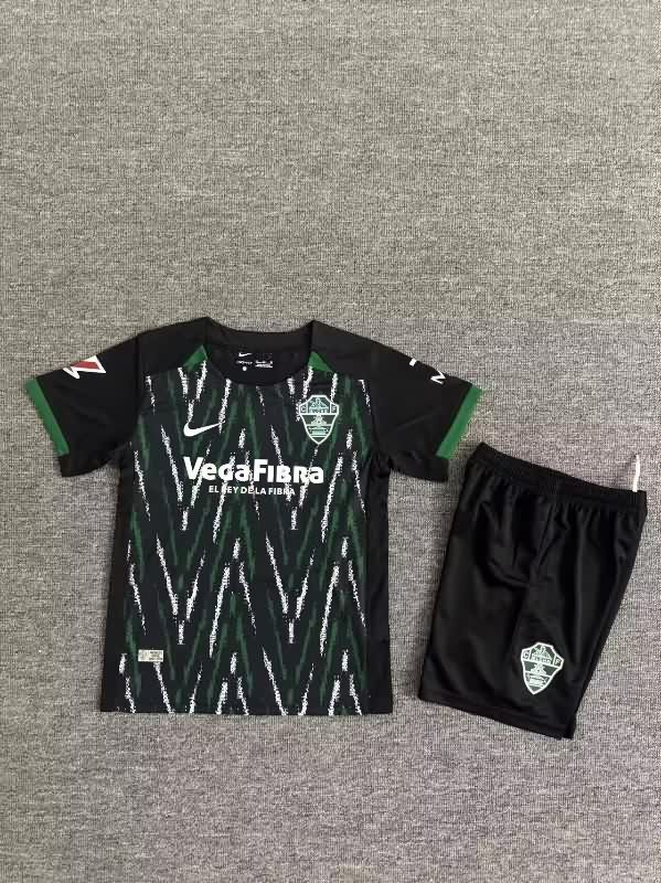 Kids Elche 25/26 Away Soccer Jersey And Shorts