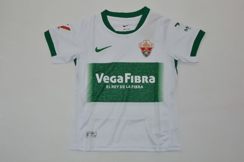 Kids Elche 25/26 Home Soccer Jersey And Shorts