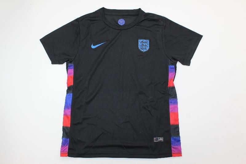Kids England Soccer Jersey Female EURO Away Replica 2025