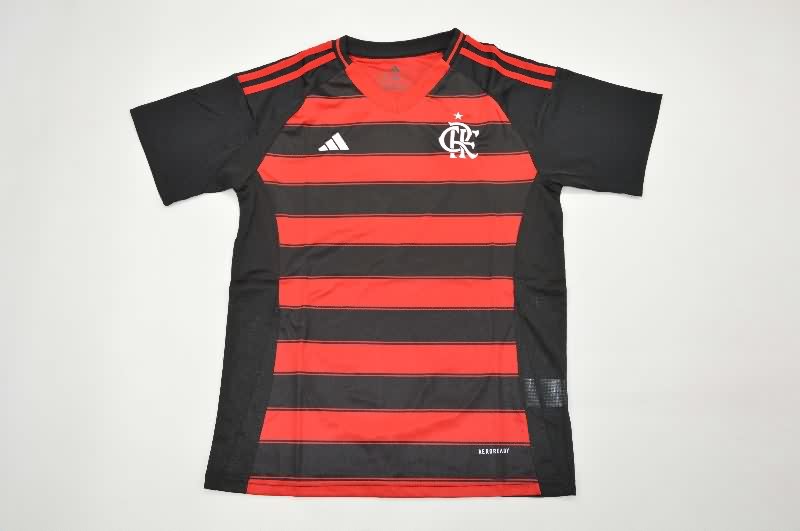 Kids Flamengo 2025 Home Soccer Jersey And Shorts
