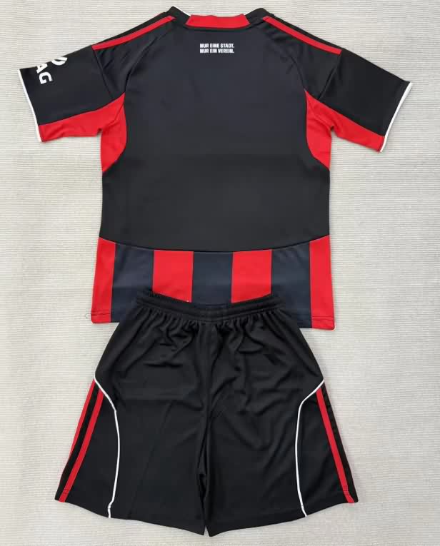Kids Frankfurt 25/26 Home Soccer Jersey And Shorts