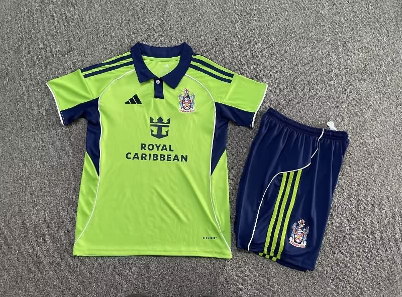 Kids Fulham 25/26 Away Soccer Jersey And Shorts