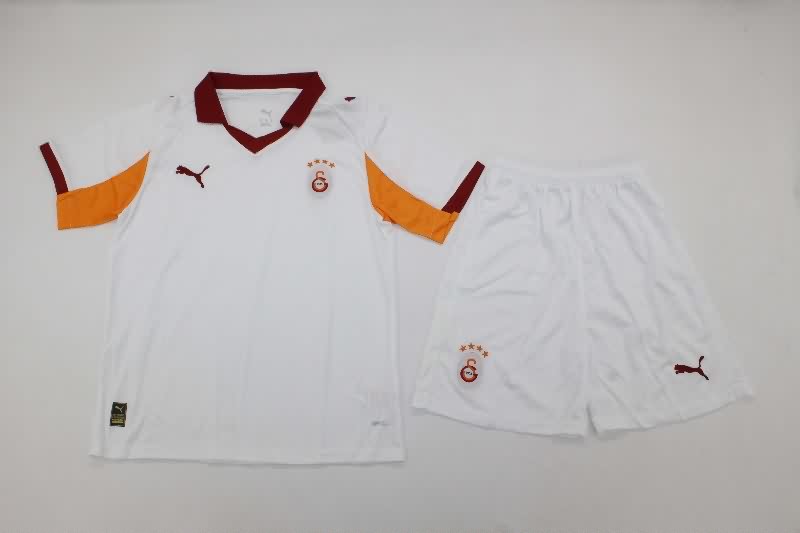 Kids Galatasaray 25/26 Away Soccer Jersey And Shorts