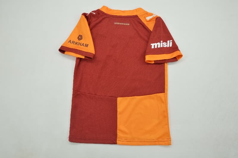 Kids Galatasaray 25/26 Home Soccer Jersey And Shorts