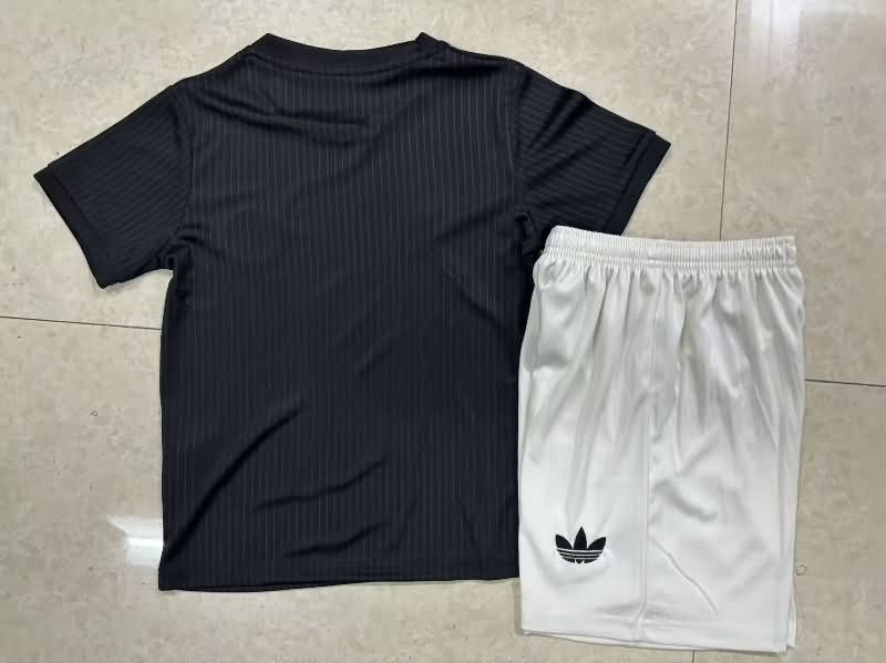 Kids Germany 125th Anniversary Black Soccer Jersey And Shorts