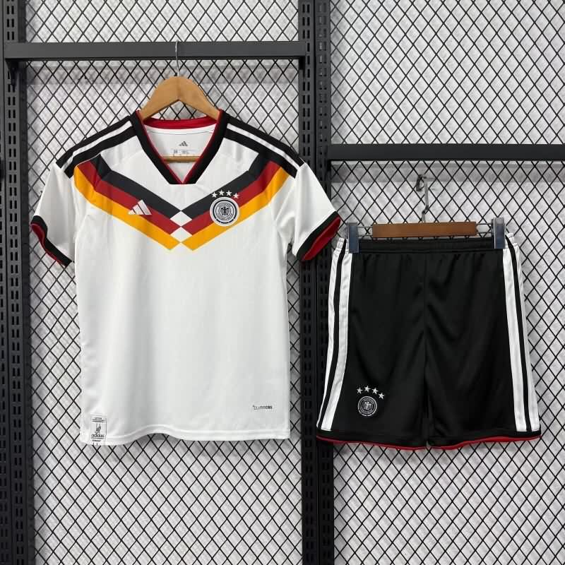 Kids Germany 2025 Home Soccer Jersey And Shorts