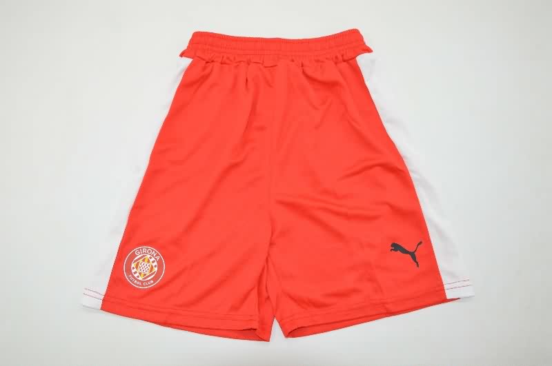 Kids Girona 25/26 Home Soccer Jersey And Shorts