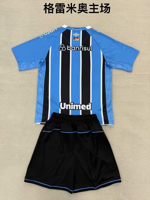 Kids Gremio 2025 Home Soccer Jersey And Shorts