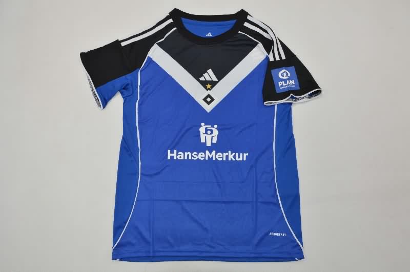Kids Hamburg 25/26 Away Soccer Jersey And Shorts