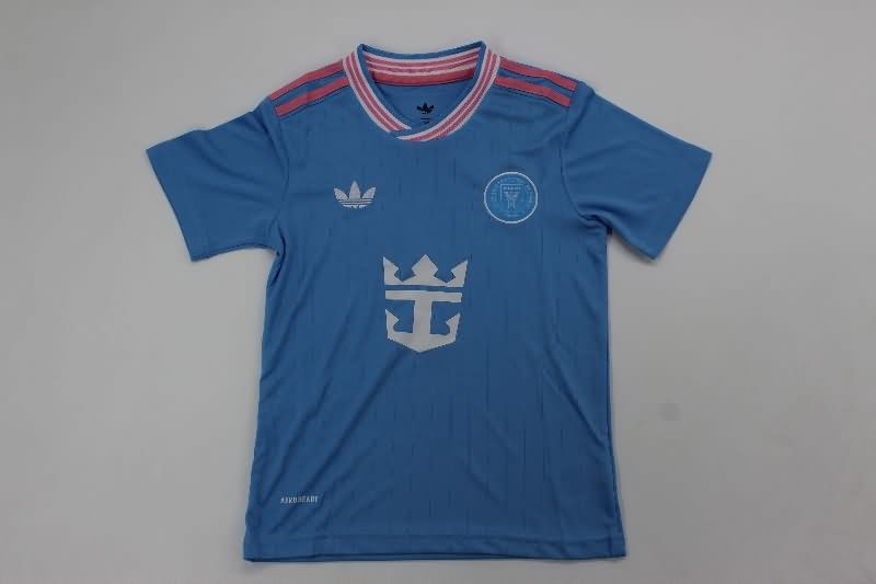 Kids Inter Miami 2025 Third Soccer Jersey And Shorts