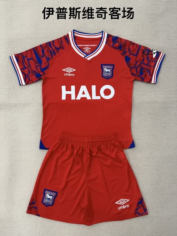 Kids Ipswich Town 25/26 Away Soccer Jersey And Shorts