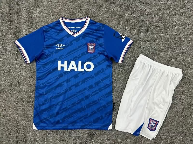 Kids Ipswich Town 25/26 Home Soccer Jersey And Shorts