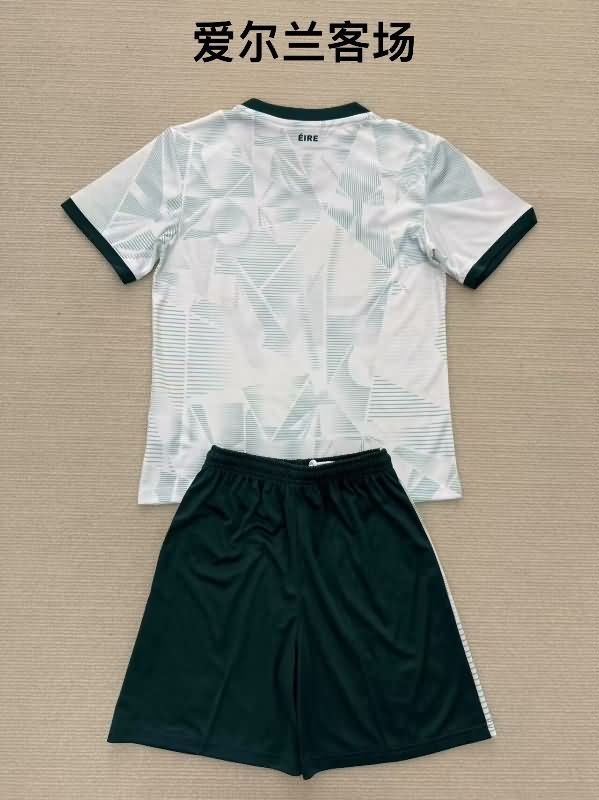 Kids Ireland 2025 Away Soccer Jersey And Shorts
