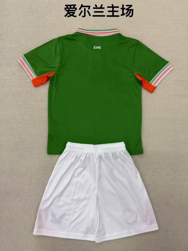 Kids Ireland 2025 Home Soccer Jersey And Shorts