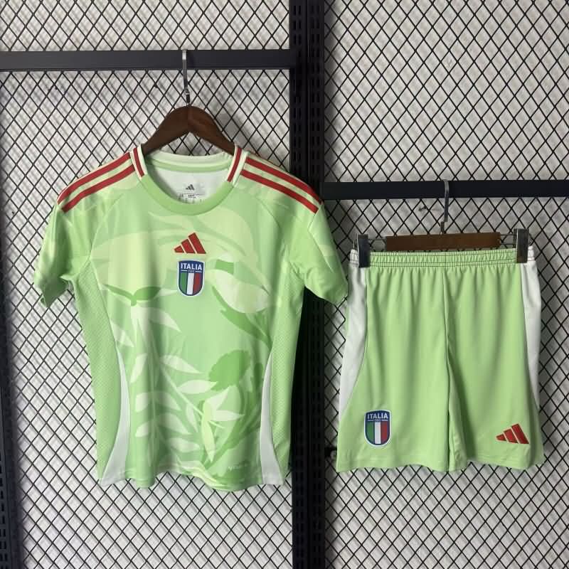 Kids Italy Soccer Jersey Female EURO Away Replica 2025