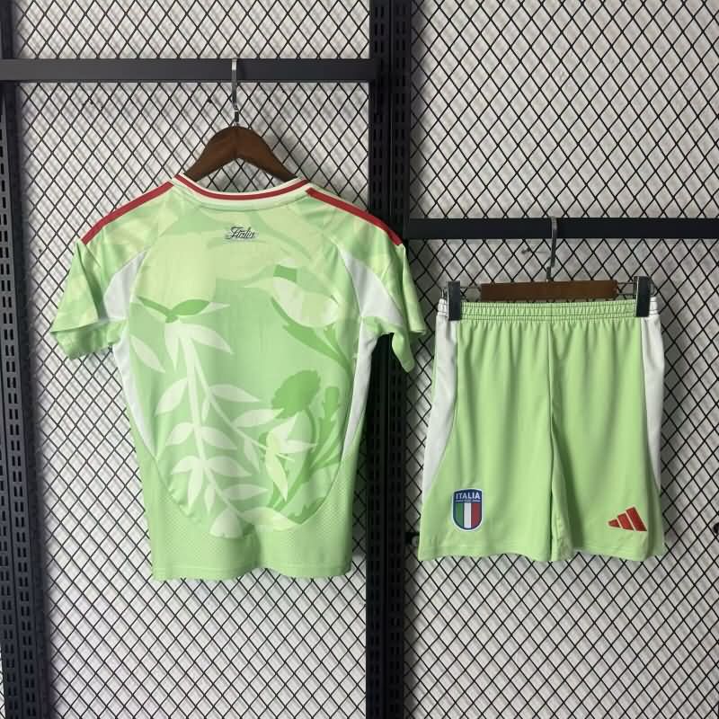 Kids Italy Soccer Jersey Female EURO Away Replica 2025