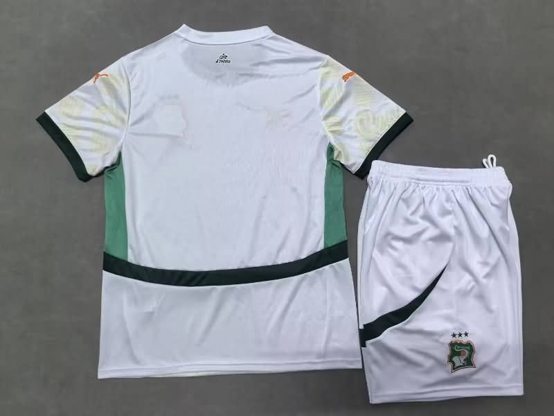 Kids Ivory Soccer Jersey Away Replica 2025