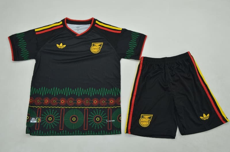 Kids Jamaica 2026 Away Soccer Jersey And Shorts