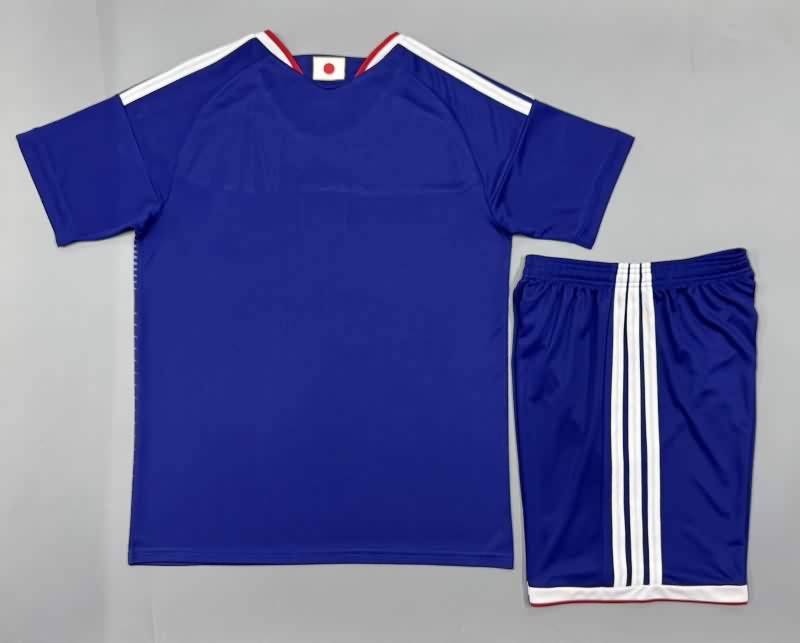 Kids Japan 25/26 Home Soccer Jersey And Shorts