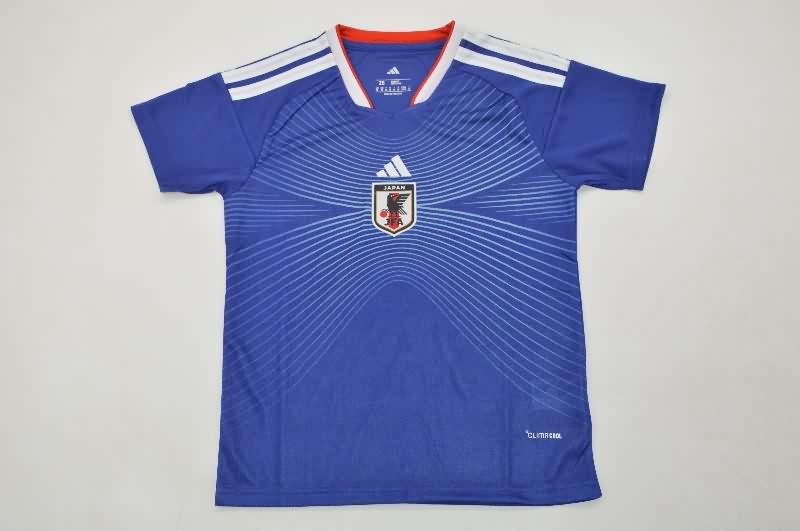 Kids Japan 2026 World Cup Home Soccer Jersey And Shorts