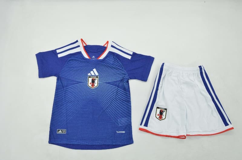Kids Japan 2026 World Cup Home Soccer Jersey And Shorts (Player)
