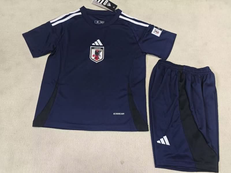 Kids Japan 2025 Home Soccer Jersey And Shorts