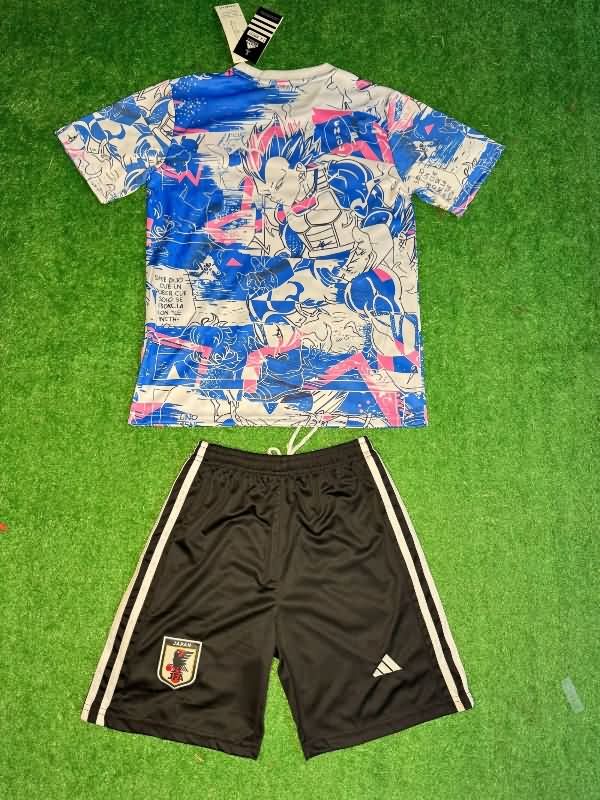 Kids Japan 2025 Special Soccer Jersey And Shorts 06