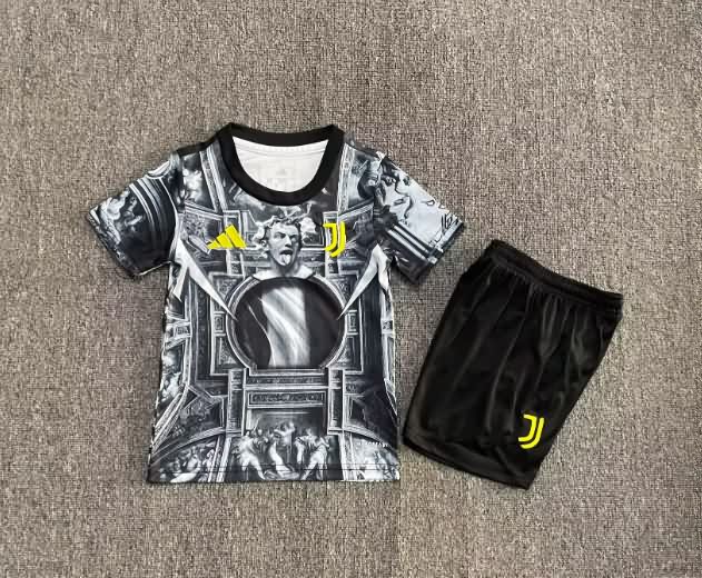 Kids Juventus 25/26 Special Soccer Jersey And Shorts