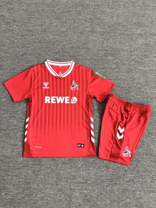 Kids Koln 25/26 Away Soccer Jersey And Shorts Kids Koln 25/26 Away Soccer Jersey And Shorts
