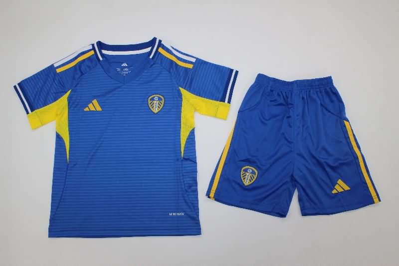 Kids Leeds United 25/26 Away Soccer Jersey And Shorts