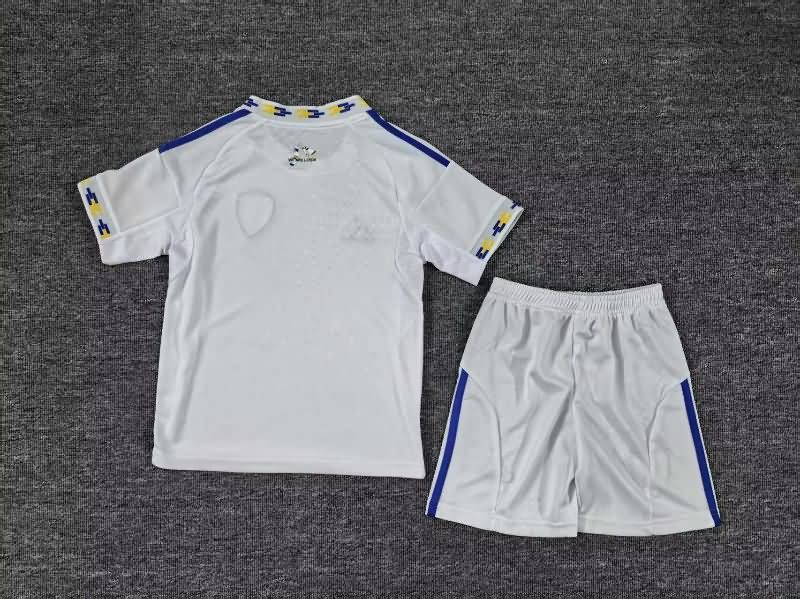 Kids Leeds United 25/26 Home Soccer Jersey And Shorts