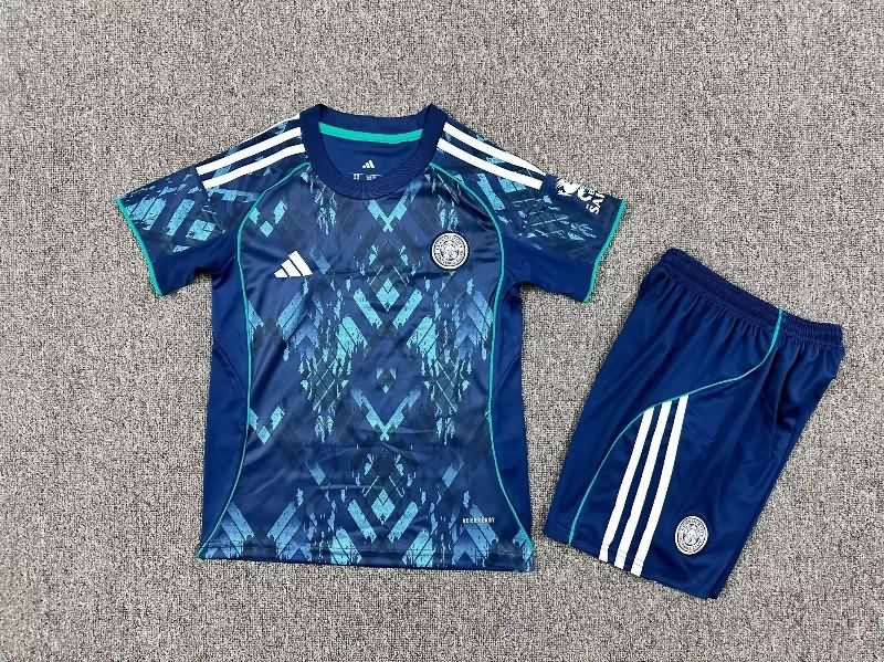 Kids Leicester City 25/26 Away Soccer Jersey And Shorts