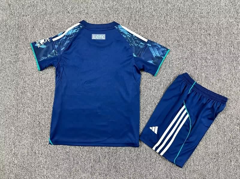 Kids Leicester City 25/26 Away Soccer Jersey And Shorts