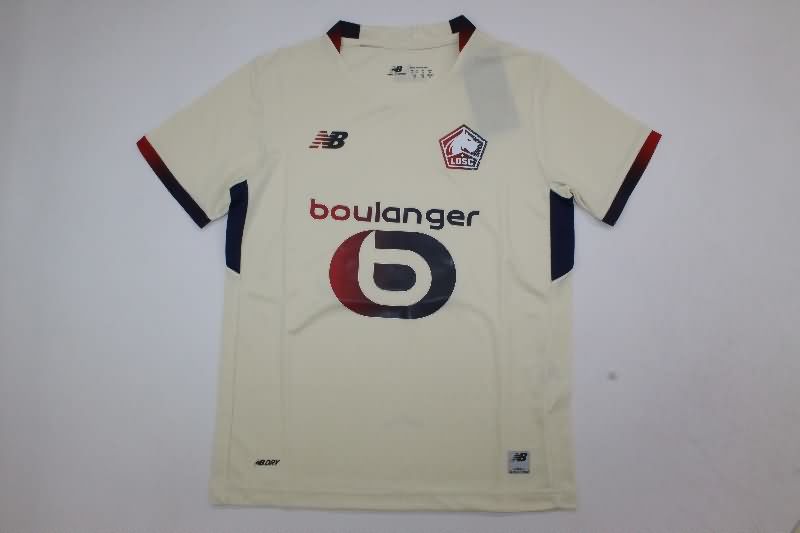 Kids Lille 25/26 Away Soccer Jersey And Shorts