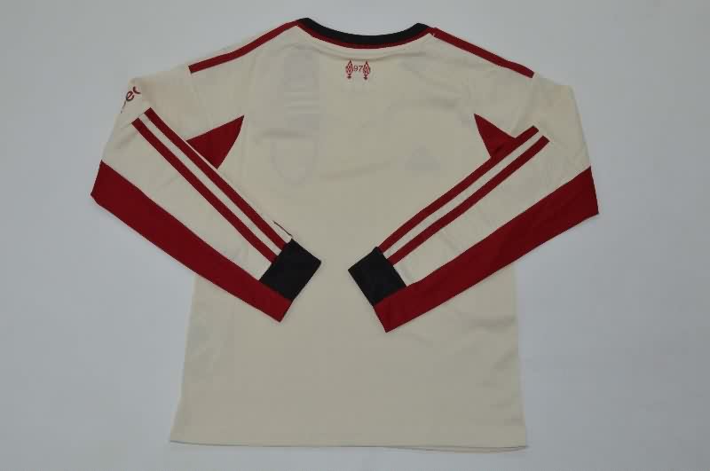 Kids Liverpool 25/26 Away Long Sleeve Soccer Jersey And Shorts