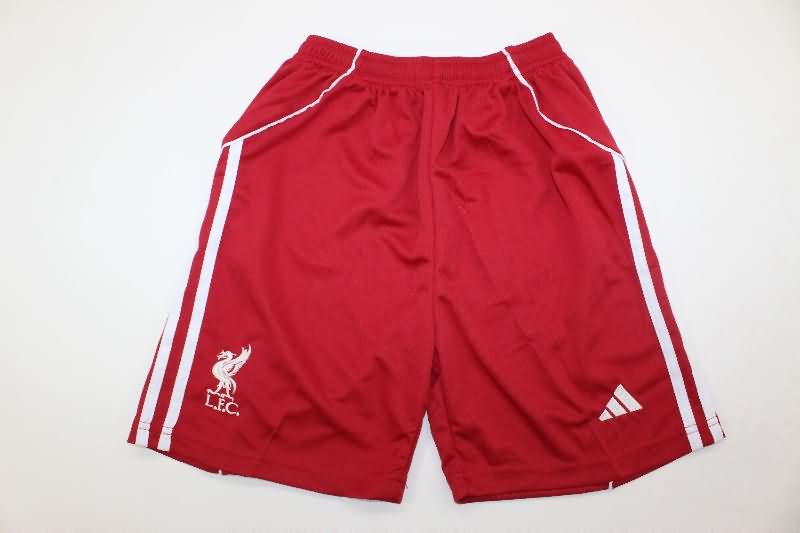 Kids Liverpool 25/26 Home Soccer Jersey And Shorts