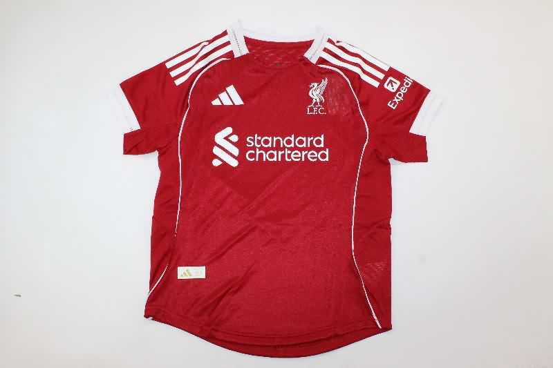 Kids Liverpool 25/26 Home Soccer Jersey And Shorts (Player)
