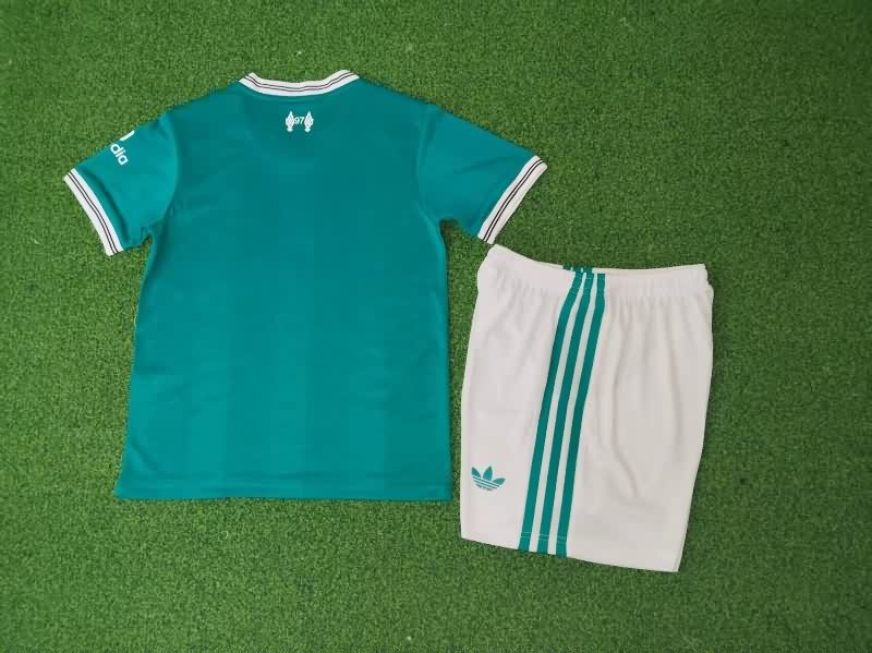 Kids Liverpool 25/26 Third Soccer Jersey And Shorts (Player)