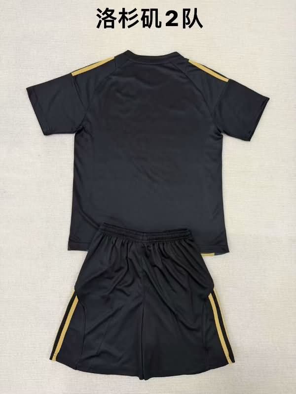 Kids Los Angeles FC 2025 Home Soccer Jersey And Shorts