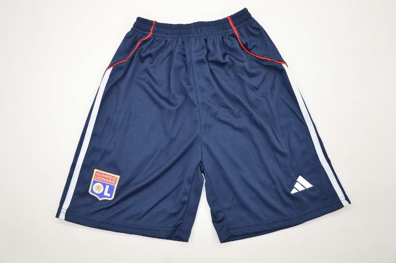 Kids Lyon 25/26 Away Soccer Jersey And Shorts