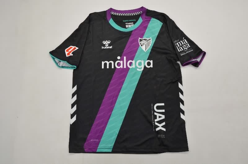 Kids Malaga 25/26 Away Soccer Jersey And Shorts