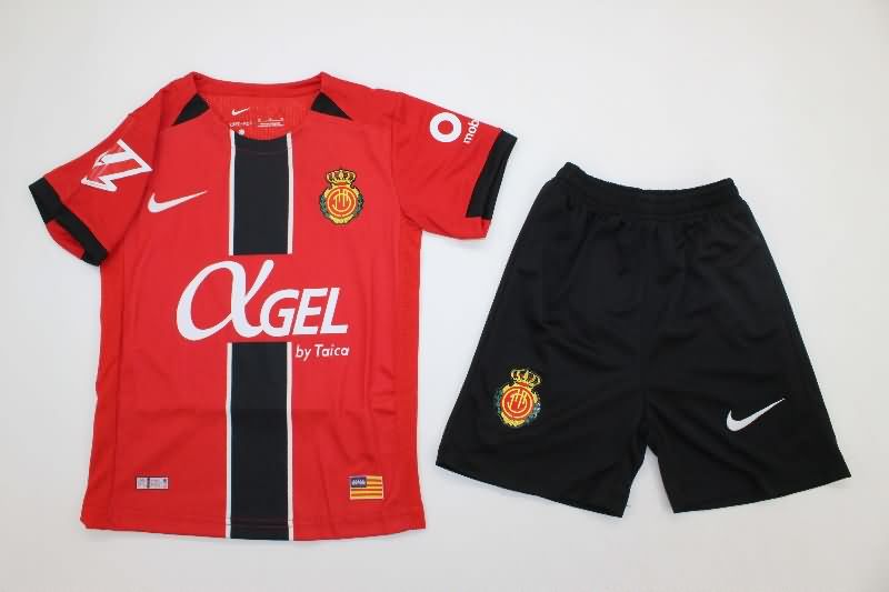 Kids Mallorca 25/26 Home Soccer Jersey And Shorts