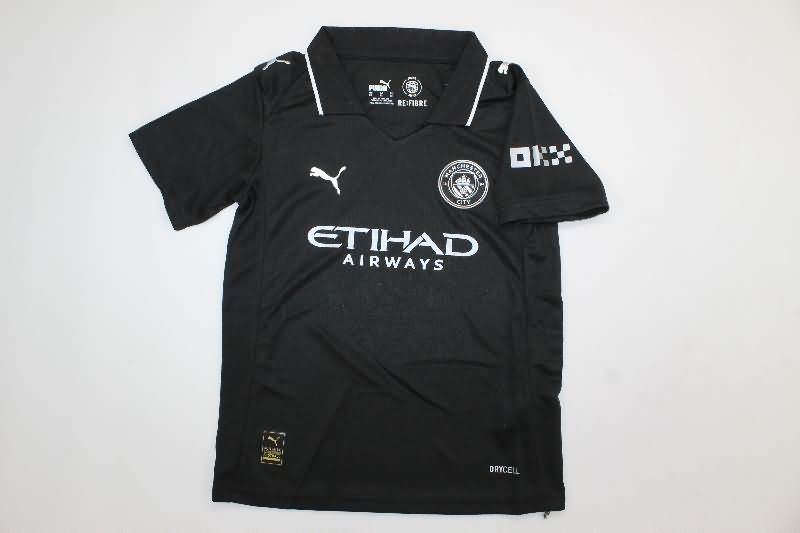 Kids Manchester City 25/26 Away Soccer Jersey And Shorts