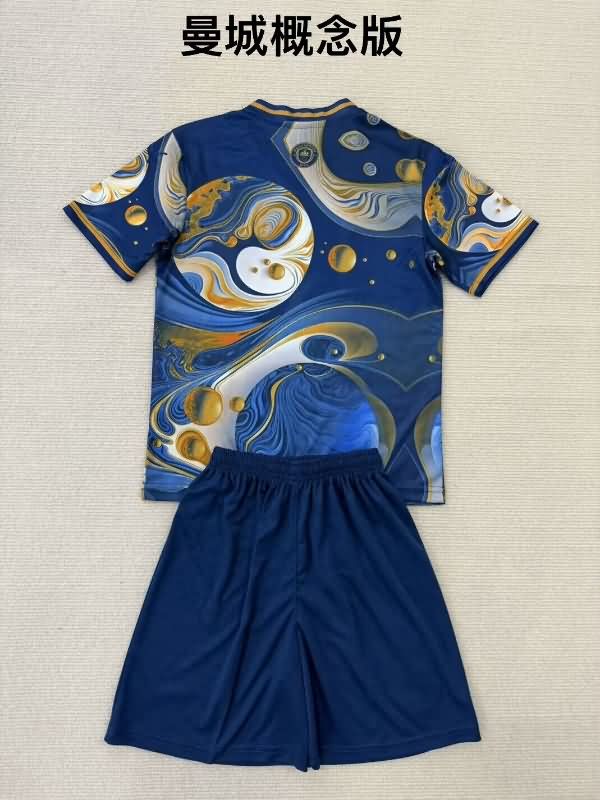 Kids Manchester City Soccer Jersey Concept Replica 25/26