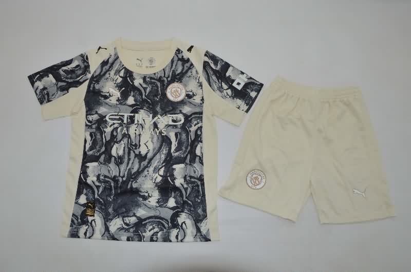 Kids Manchester City 25/26 Special Soccer Jersey And Shorts