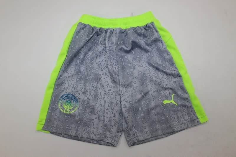 Kids Manchester City 25/26 Third Soccer Jersey And Shorts