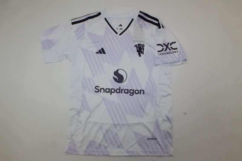 Kids Manchester United 25/26 Away Soccer Jersey And Shorts