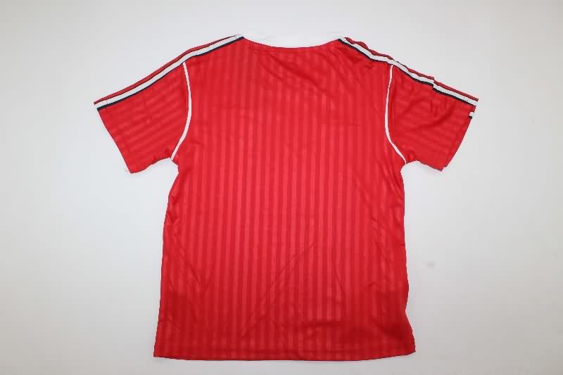 Kids Manchester United 25/26 Red Soccer Jersey And Shorts